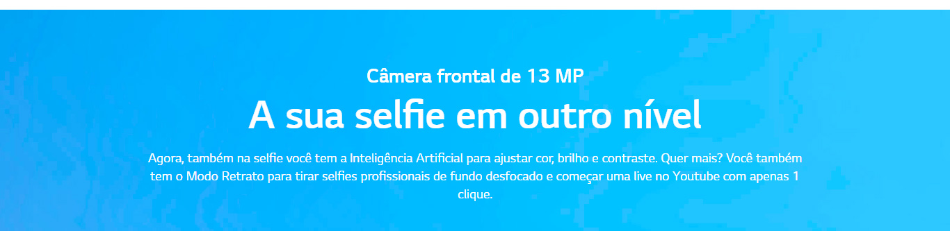  Smartphone LG K50S 32GB 3GB RAM Tela 6.5 Câmera Tripla Traseira 13MP + 5MP + 2MP Frontal de 13MP Bateria 4000mAh Preto